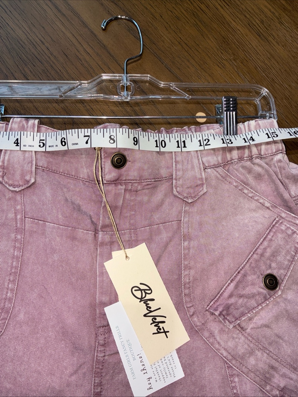 Blue Velvet Mauve Capri Pants - Picture 8 of 10